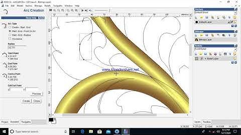 ARTCAM 3D new Creating design video kodi 33 part 3