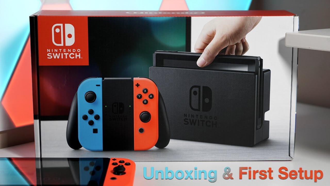 Nintendo Switch Unboxing And Setup Youtube