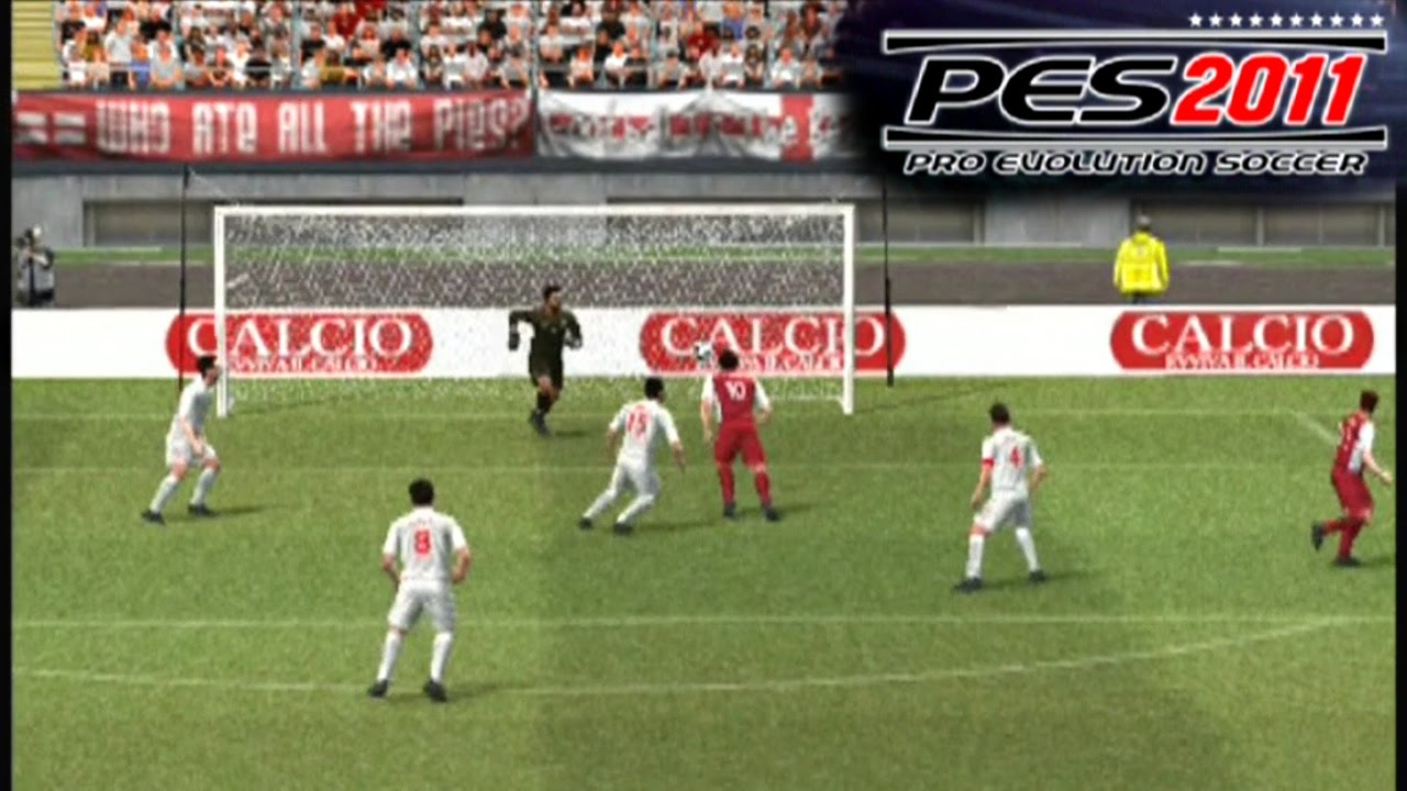 PES 2011 PRO EVOLUTION SOCCER PS2 ISO EFOOTBALL GAMEPLAY 