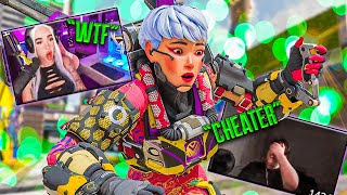 Killing Twitch Streamers in Apex Legends w/ Reactions #8 (Funniest Reactions)