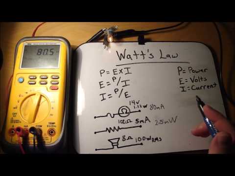 Watt&rsquo;s Law