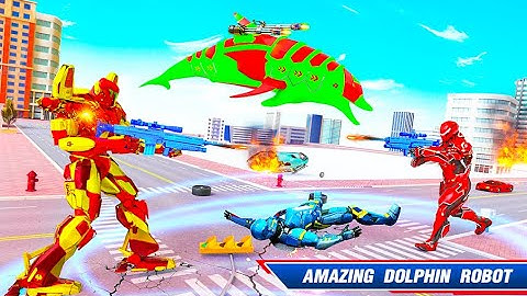 Dolphin Robot Car Transform Game