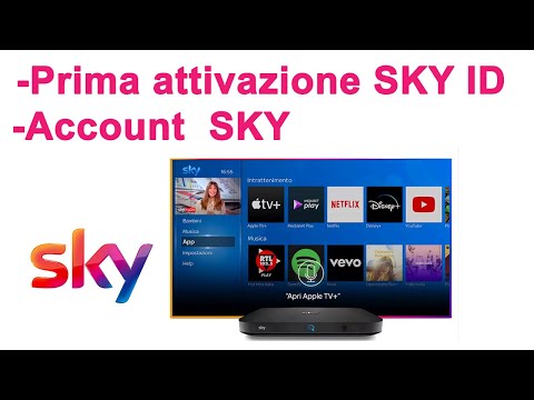 Sky Q VIA INTERNET - attivazione SKY ID e Account