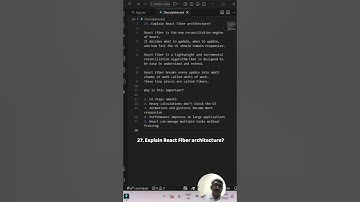 React Fiber Architecture Explained in 2 Minutes | Super Easy React Performance Guide