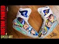 Full Custom Street Fighter Nike Air Mags w/ Photoshop Speed Art by Sierato