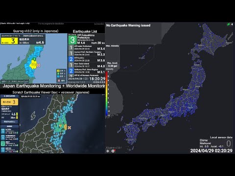 Live tsunami monitoring