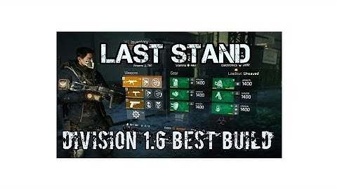 Division Last Stand 1.6 DPS (Best Build) Vivemus.