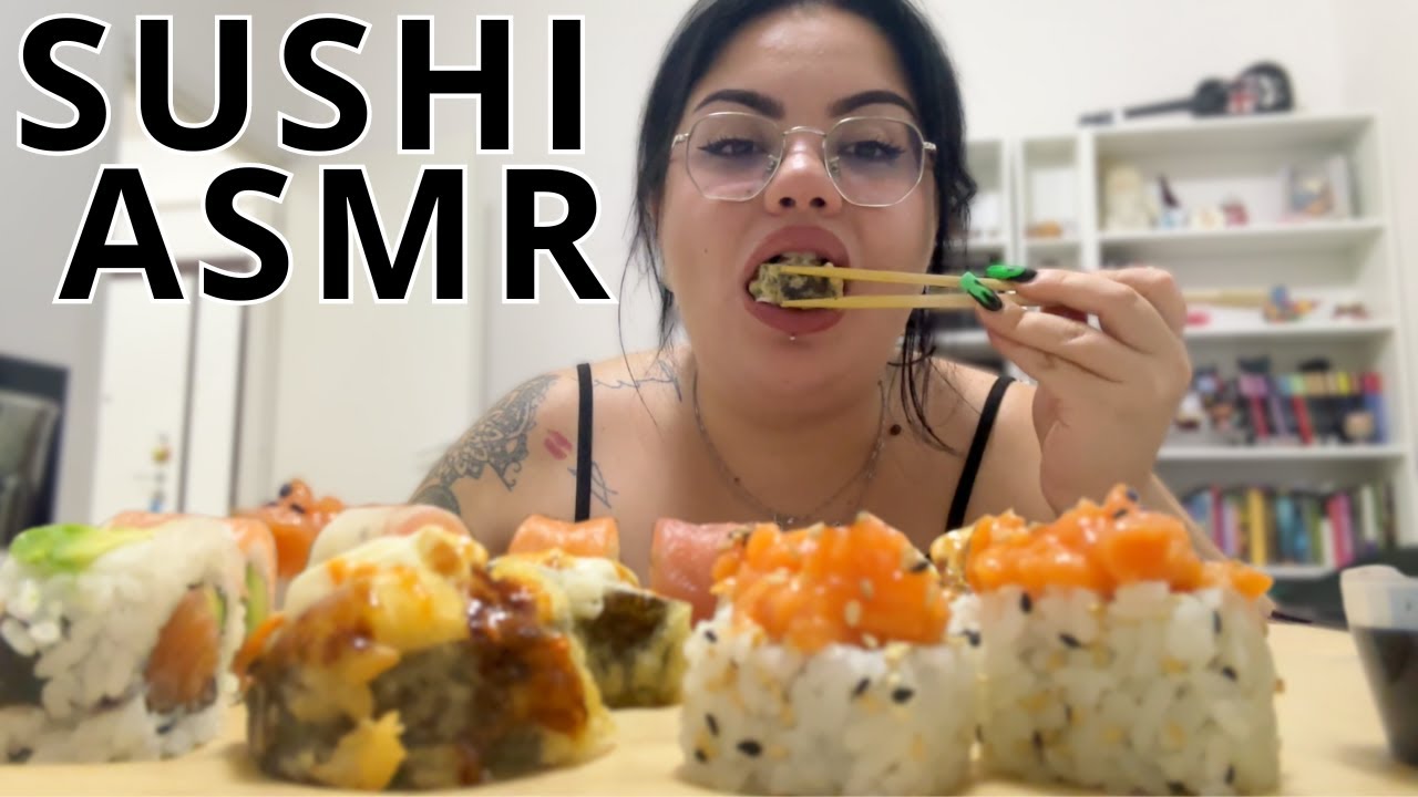 SUSHI MUKBANG NOTTURNO ASMR / chiara paradisi