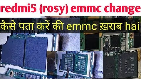 redmi5 emmc change 100% working without error #redmi5 #emmc_change