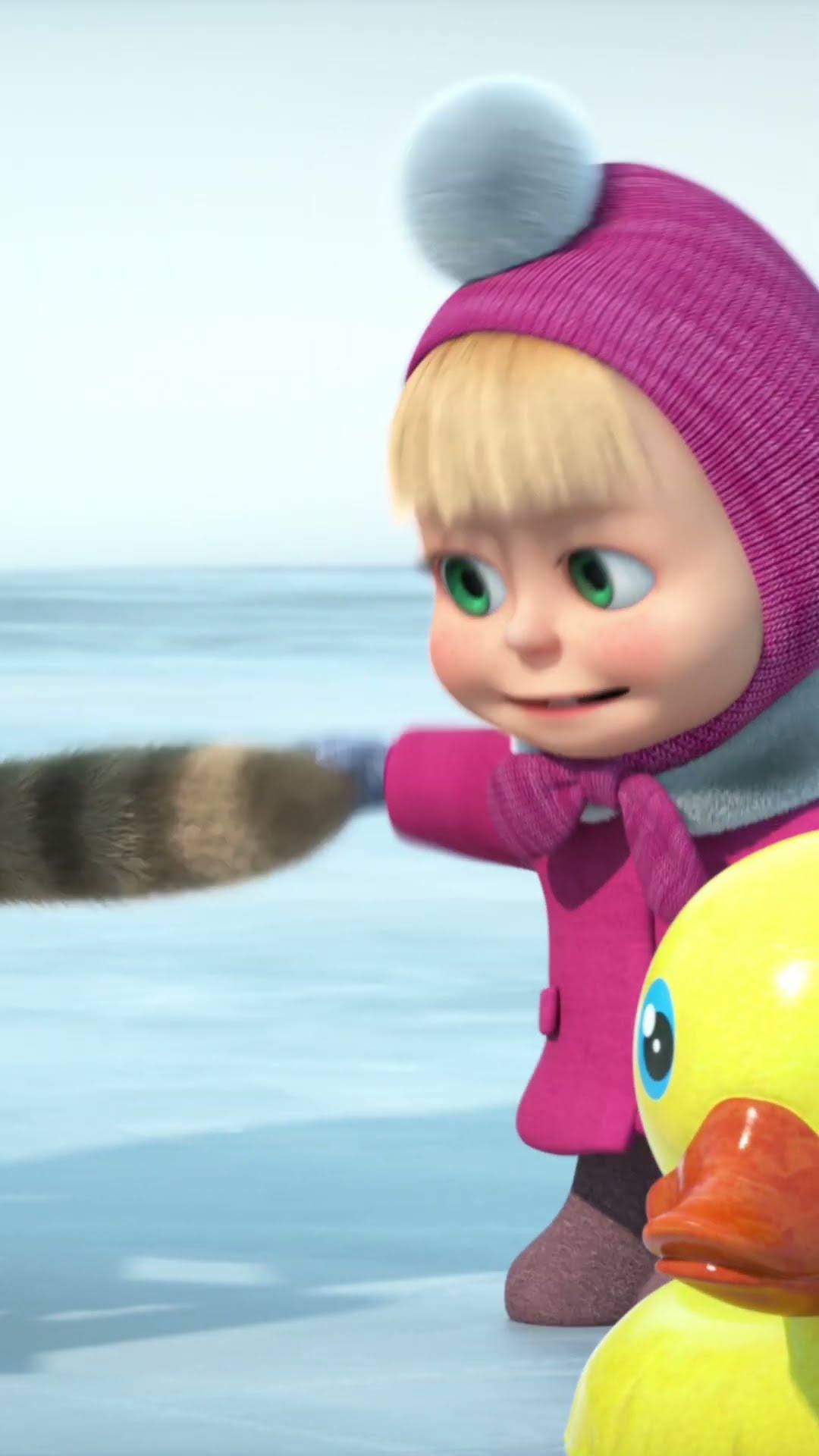 New fluffy target ?? #Fisherman'sLuck  #MashaAndTheBear #Shorts #cartoonforkids #kids