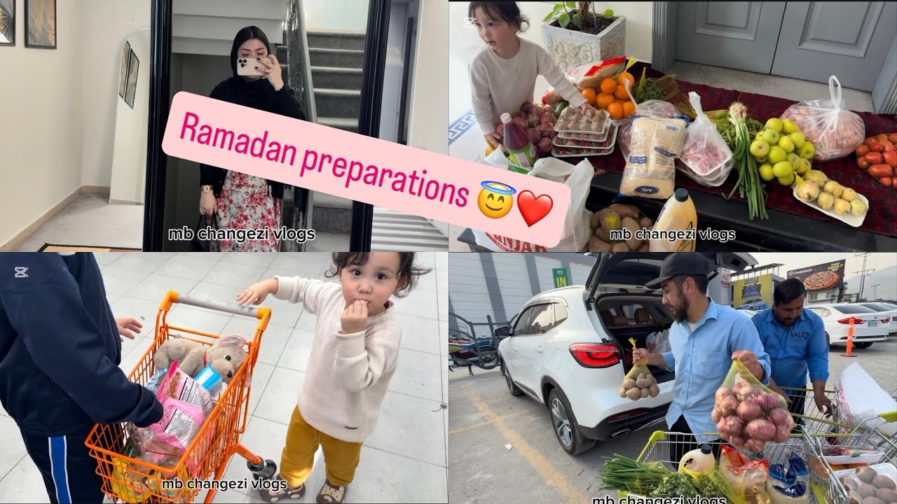 Закупка продуктов на Рамадан завершена || Пусть этот Рамадан принесет благословение каждому дому. 🤍🌙
