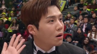 Kim Seon Ho's reaction to his first acting awards in a drama