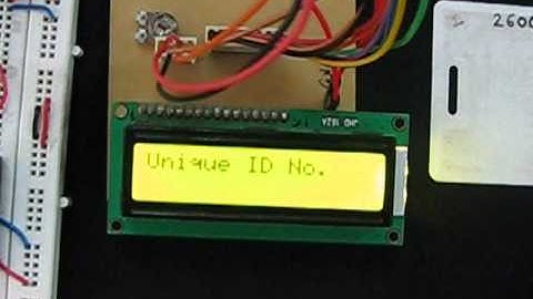 Interfacing RFID with PIC18F4550 Microcontroller