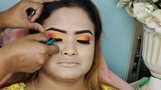holud bridal makeup tutorial || Nadia's Makeover