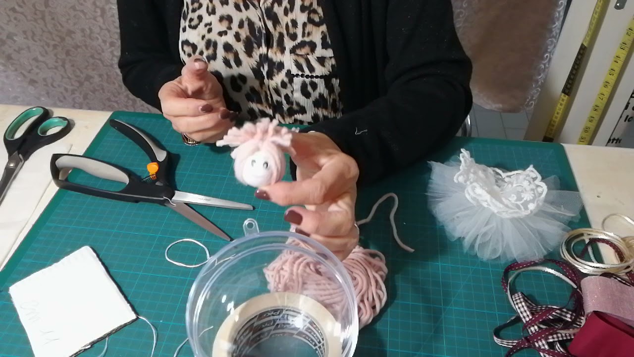 56🎀Angelo del Natale nella sfera +cartamodello gratuito