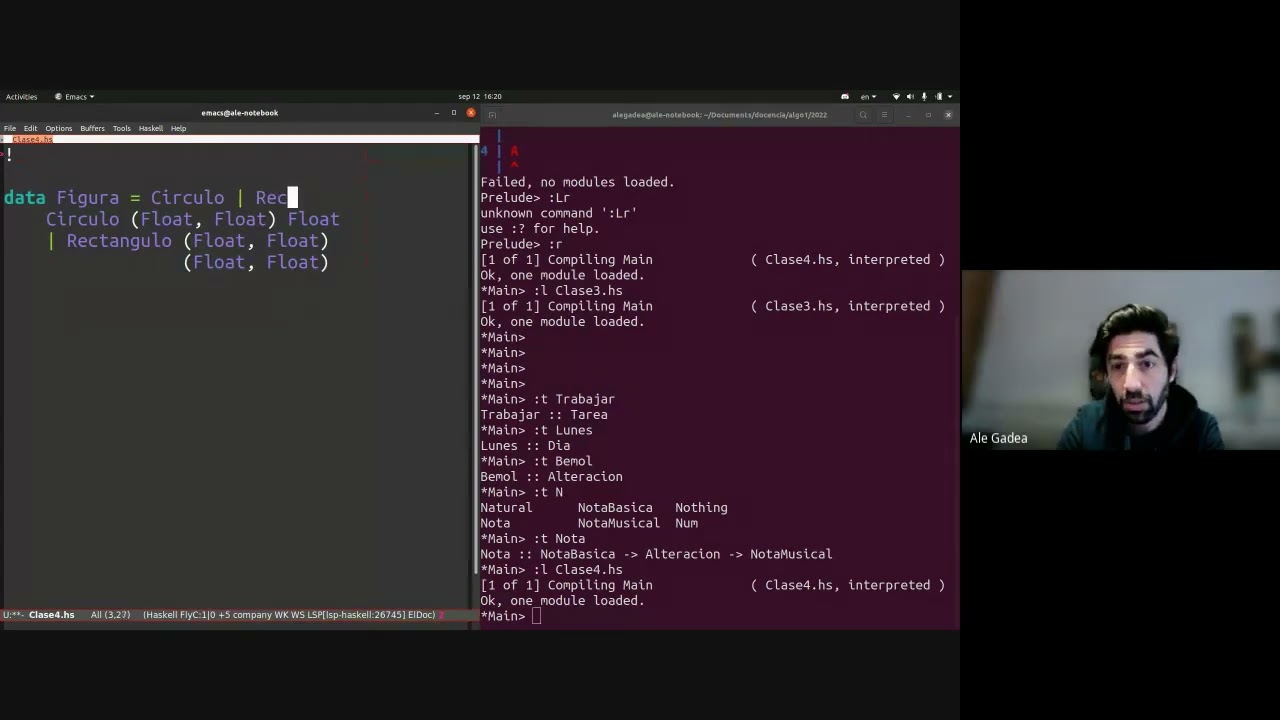 Clase teórica 3 - Tipos recursivos, tipos recursivos y polimórficos, tipo Maybe 12/09/22 Parte 1