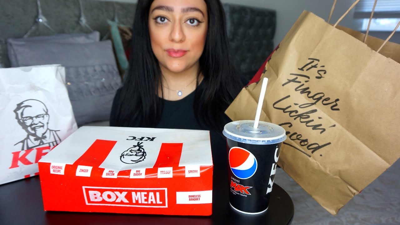 UK LOCKDOWN KFC MUKBANG TRILOGY BOX MEAL YouTube