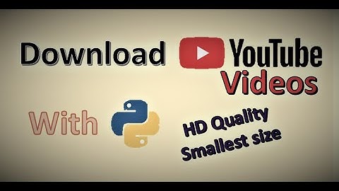 Python YouTube video downloader || python project for beginners || protect your privacy with this