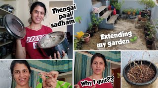 I QUIT MY BANK JOB FOR THIS? Growing Mint at Home ?| Thengai paal sadham  | Twins vegkitchen vlogs