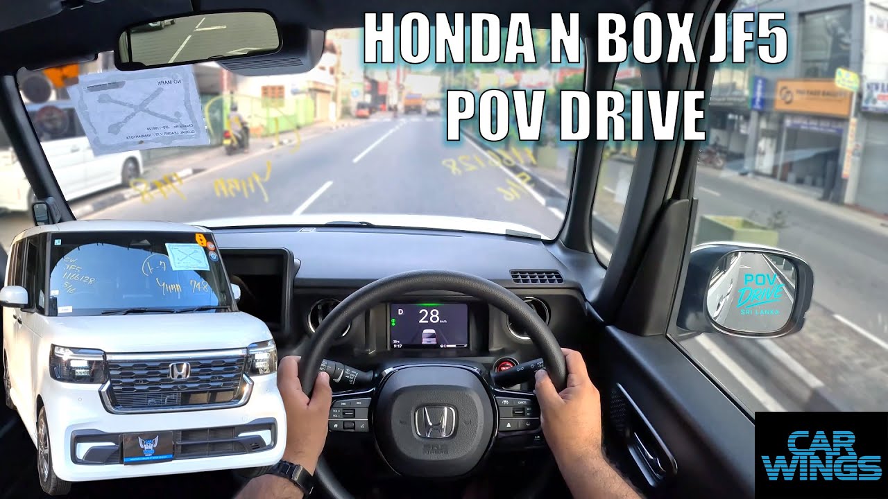 NEW! Honda N Box Custom JF5 POV Drive and Review (Car Wings)
