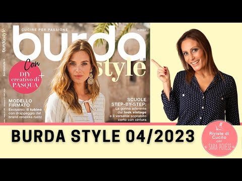 BURDA APRILE 2023 | BURDA 04/2023 | in sartoria con Sara Poiese