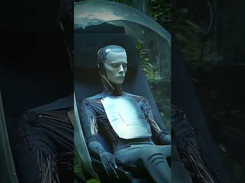In the near furure humanity creates advanced AI robots to handle all tasks, ushering in an era of