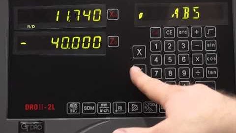 Goodwin DRO 2 axis lathe console