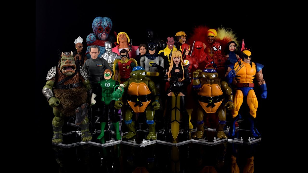 Hex Base - Action Figure Stand by Can of Beams