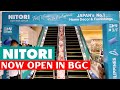 The first nitori store now open at mitsukoshi bgc  bonifacio global city 2024