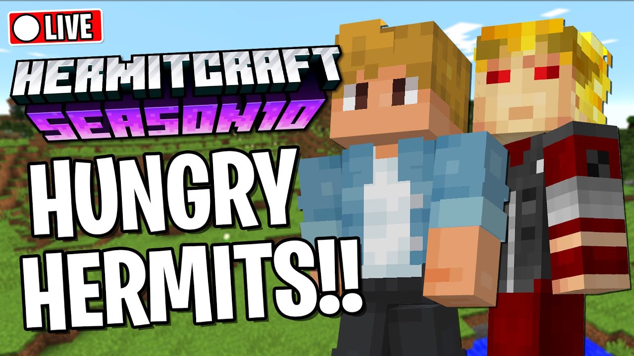 🔴 HUNGRY HERMITS /w Tango LIVE!! | Minecraft HermitCraft LIVE