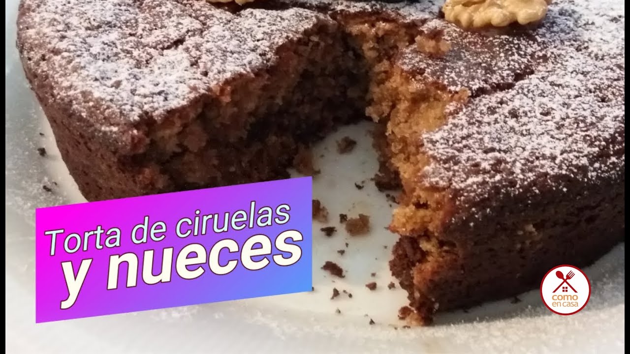 TORTA DE CIRUELAS Y NUECES