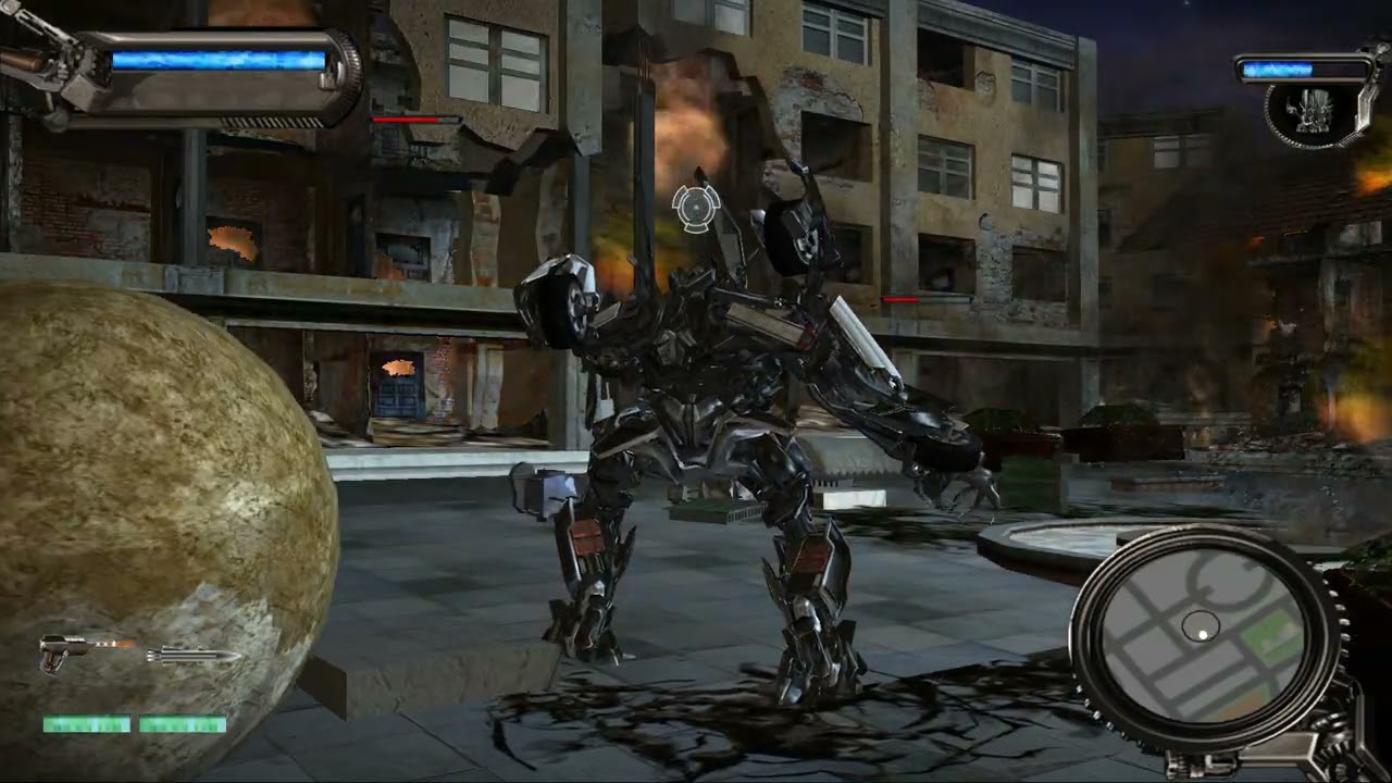 Transformers The Game - A little Change with Shockwave turrets when hunting for frenzy