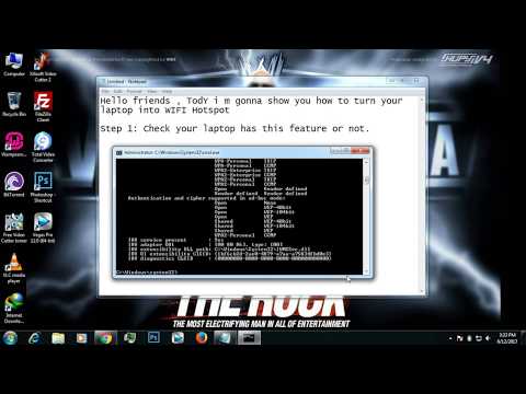 How To Turn Windows PC or Laptop Into WIFI HOTSPOT Easily 2017