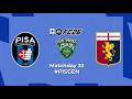 [SERIE A] PISA SPORTING CLUB vs GENOA CFC – ROUND 33 2025/26