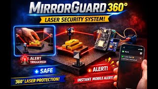 how to make simple laser security alarm | thief detection alarm | Laser security alarm using ESP8266