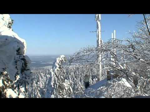 Kösseine, Fichtelgebirge im Winter mit kurzer Ortsbestimmung