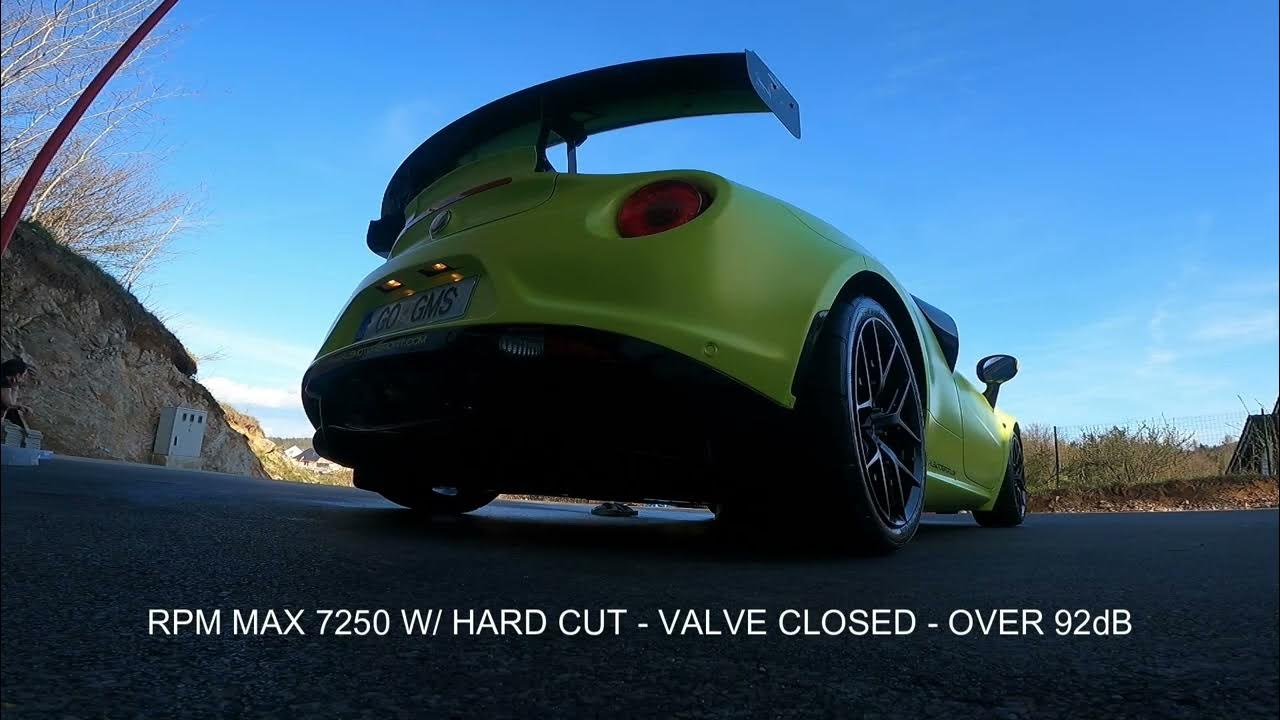 GMS - Alfa Romeo 4C - GMS 3" Modular exhaust system + GMS Stage I ECU