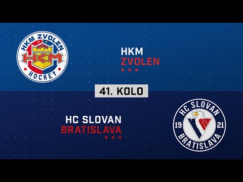 41.kolo HKM Zvolen - HC Slovan Bratislava HIGHLIGHTS