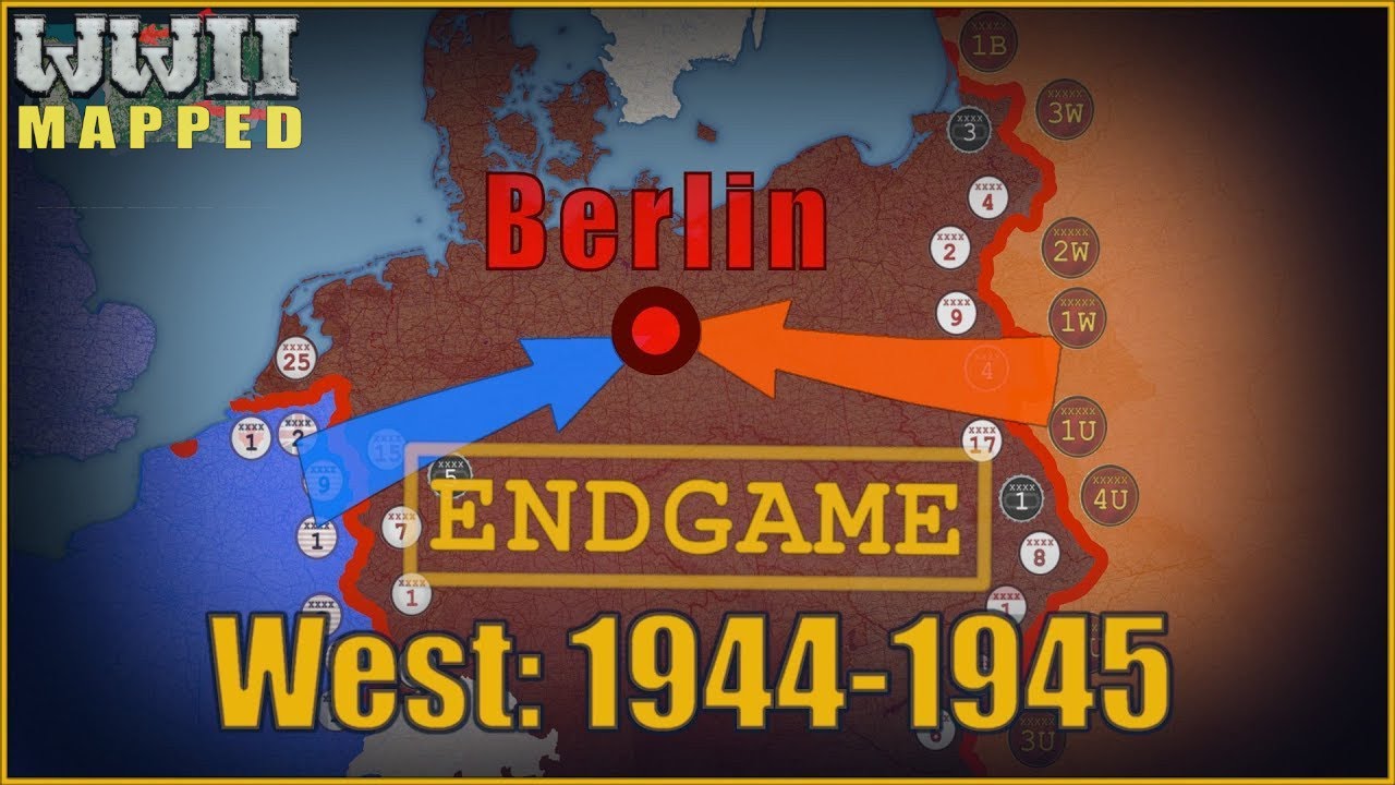 WW2 Animated: Western Front, 1944-1945. Part 2