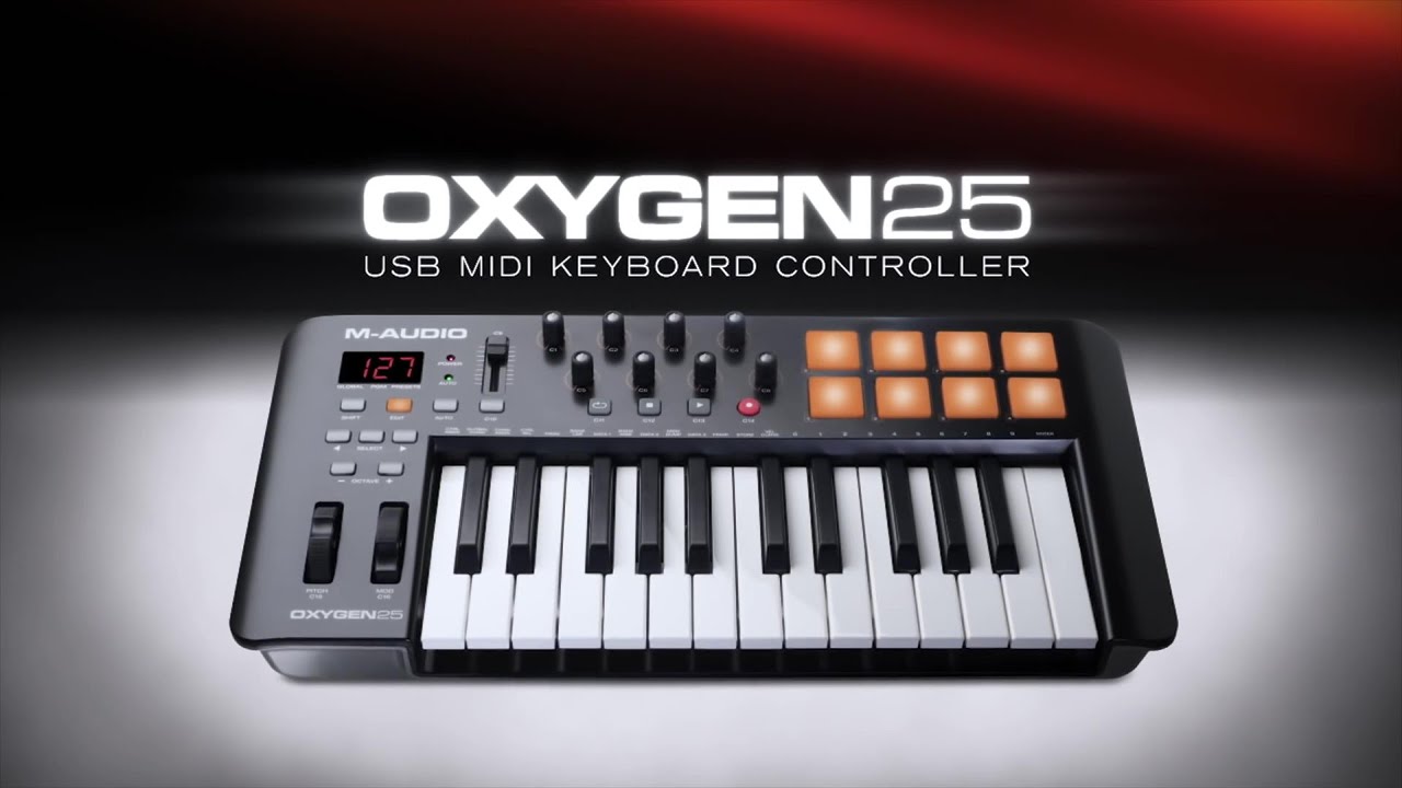 M-AUDIO - CLAVIER MAITRE USB 25 TOUCHES OXYGEN25V