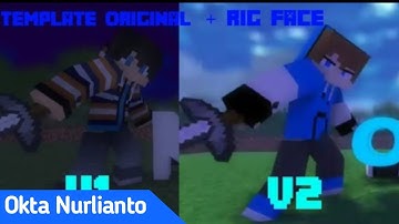 Template Mine-Imator + Link Template [V1 & V2]  (😍Special 1,4K Subscriber) | Okta Nurlianto Channel
