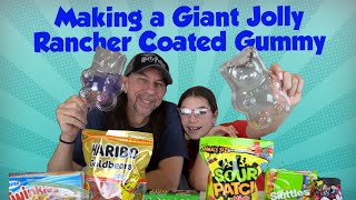 Giant Jolly Rancher Coated Gummy Bears!!!