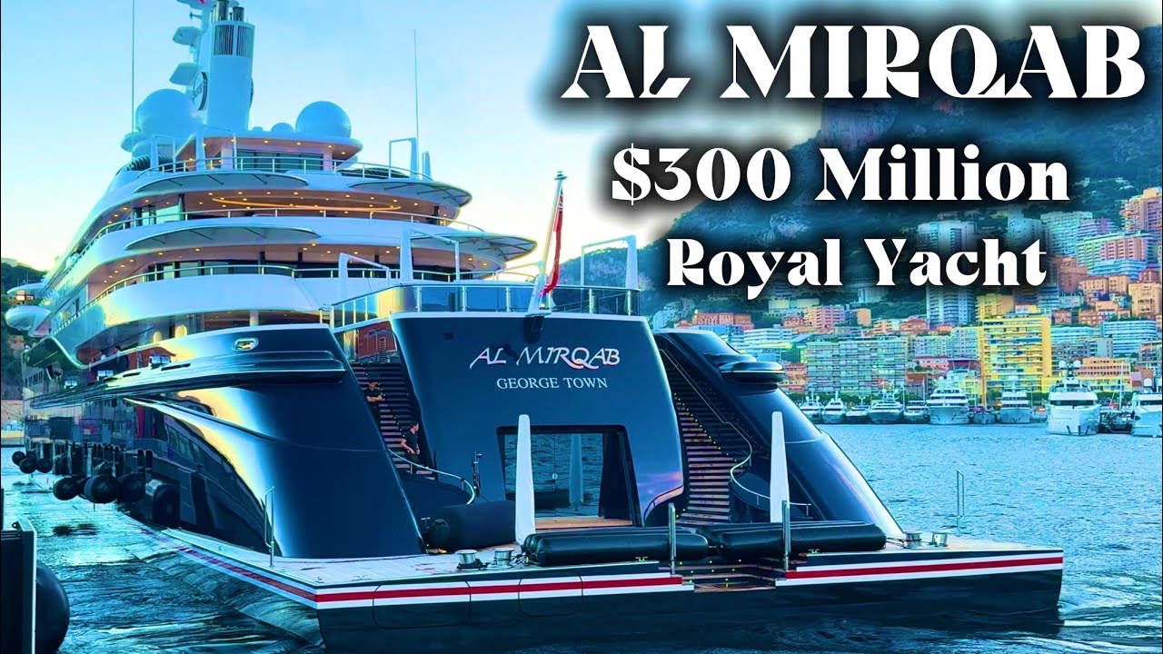 THE MAJESTIC AL MIRQAB HAMAD BIN JASSIM AL THANI $300 MILLION ROYAL MEGAYACHT 