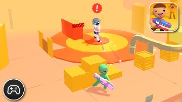 Epic Prankster: Hide and shoot - Gameplay Walkthrough Part 3 - Game Levels 54-58 (iOS, Android)