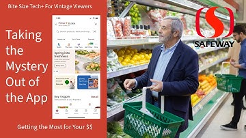 Grocery Shopping Online - Using the Safeway App