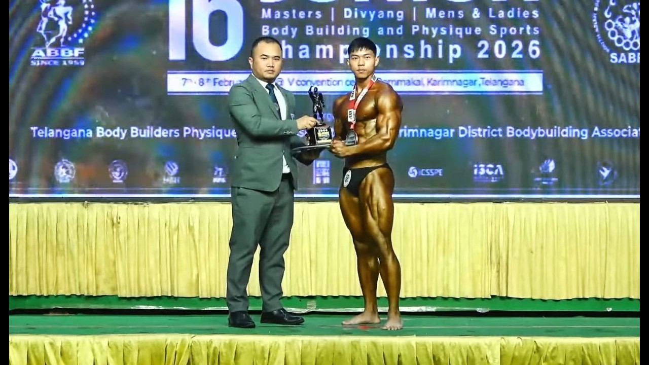 VANLALRUATFELA | 16TH JUNIOR NATIONAL BODYBUILDING CHAMPIONSHIP BRONZE MEDALIST 2026