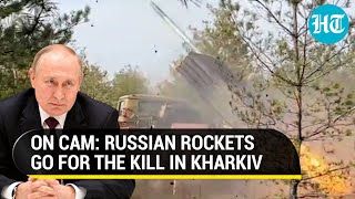 Putin’s Army rains rocket fire on Ukraine soldiers in Kharkiv | Watch dramatic Russian footage