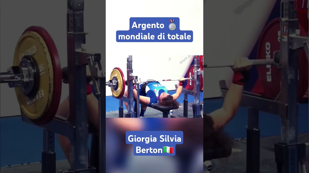 Argento mondiale di totale, oro e record di squat, Giorgia Silvia Berton, -69 jr #powerlifting