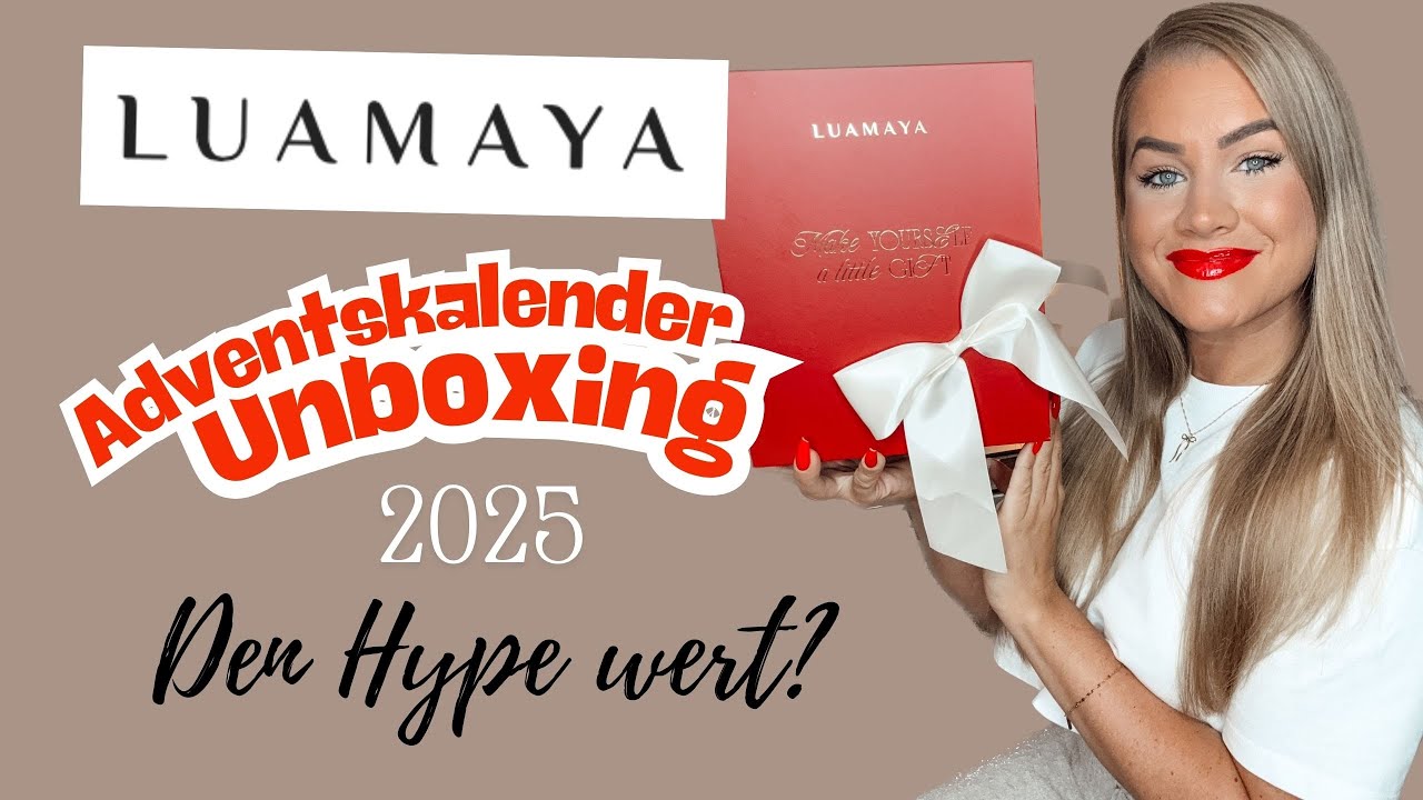 LUAMAYA Schmuck-Adventskalender 2025 😍🎁  | Exklusives Unboxing + 20€ Rabatt! | Michèle Schmidt