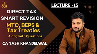 BEPS Tax Treaty MTC Revision Along with Questions| CA-Final DT Smart Revision-15| Yash Khandelwal screenshot 3